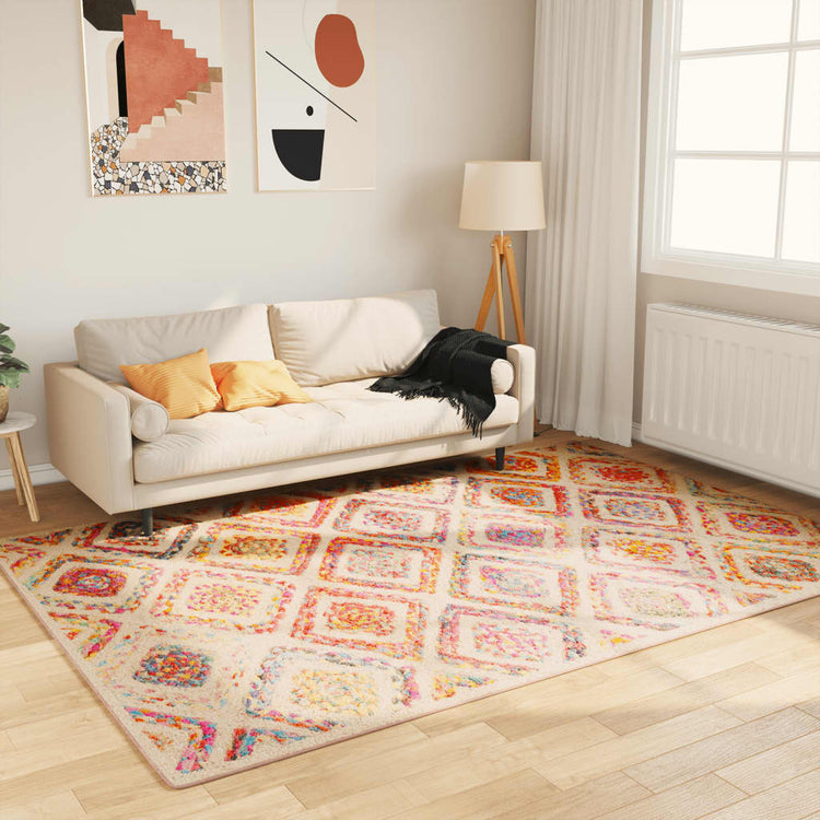 Vidaxl tapis lavable anti-glip 160x230 cm multicolore