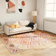 Vidaxl tapis lavable anti-glip 160x230 cm multicolore
