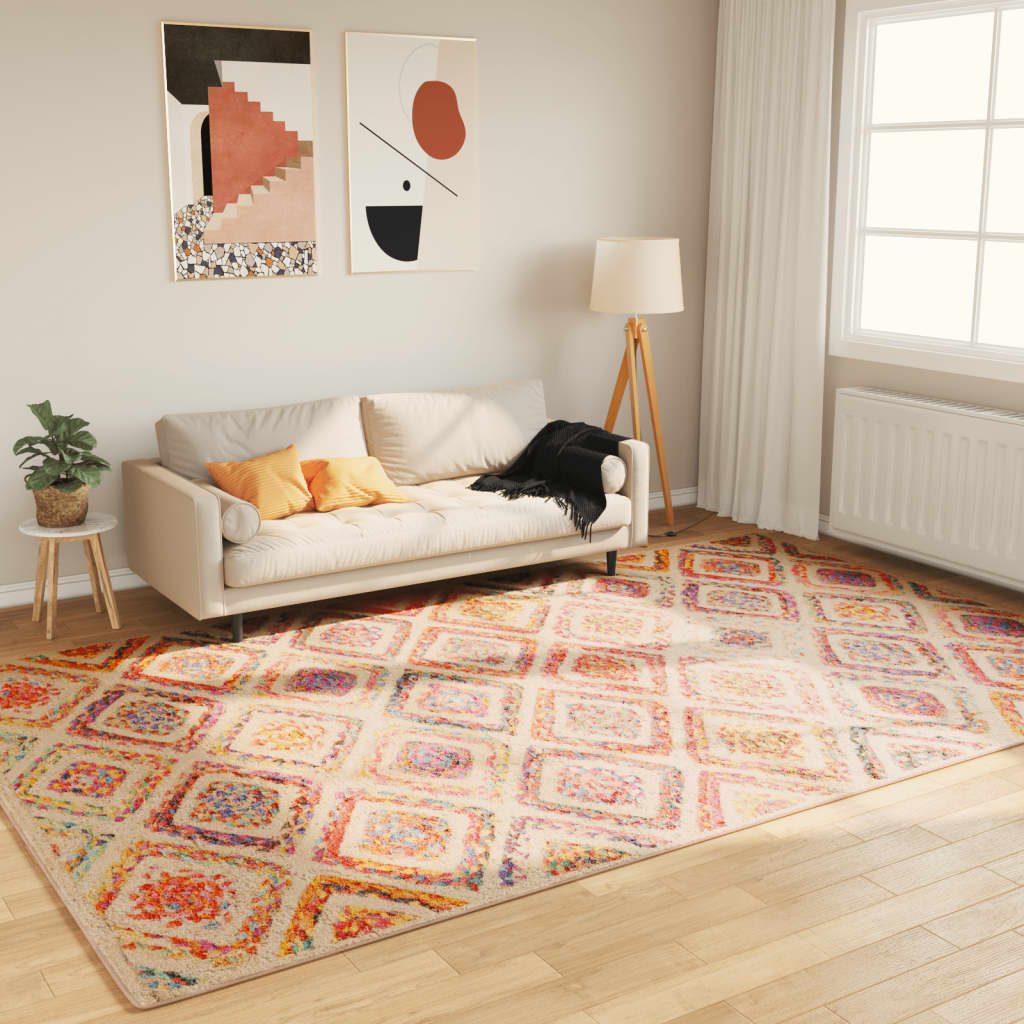 Vidaxl tapis lavable antidérapant 190x300 cm multicolore
