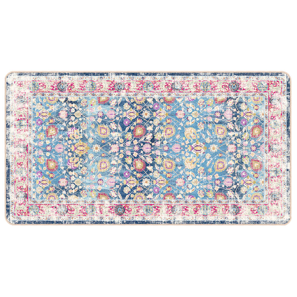 Vidaxl tapis lavable anti-glip 80x150 cm multicolore
