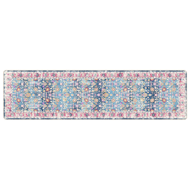 Vidaxl tapis lavable anti-glip 80x300 cm multicolore