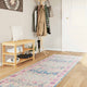 Vidaxl tapis lavable anti-glip 80x300 cm multicolore