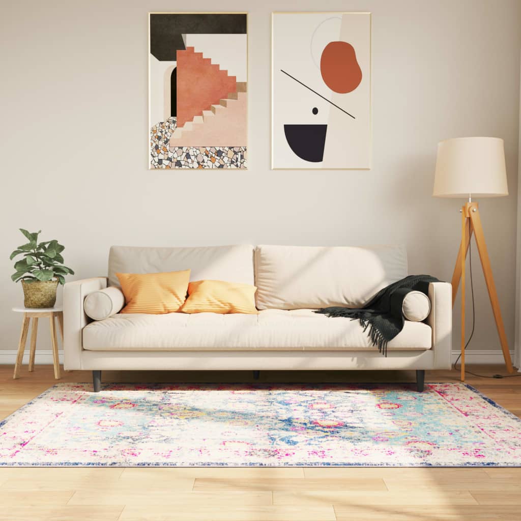 Vidaxl tapis lavable antidérapant 120x180 cm multicolore
