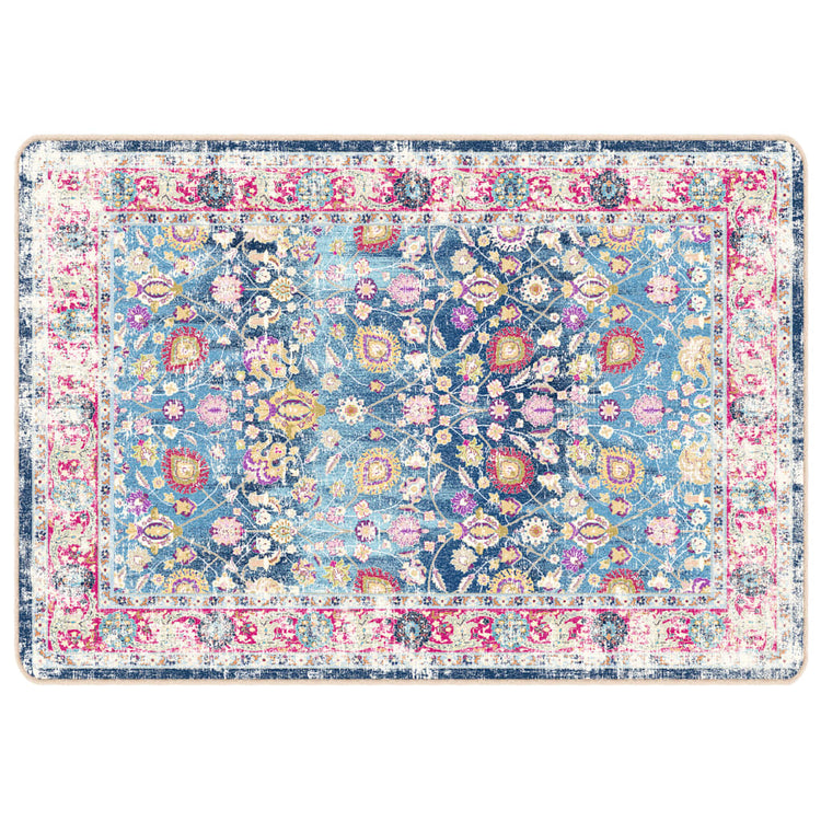 Vidaxl tapis lavable anti-glip 160x230 cm multicolore