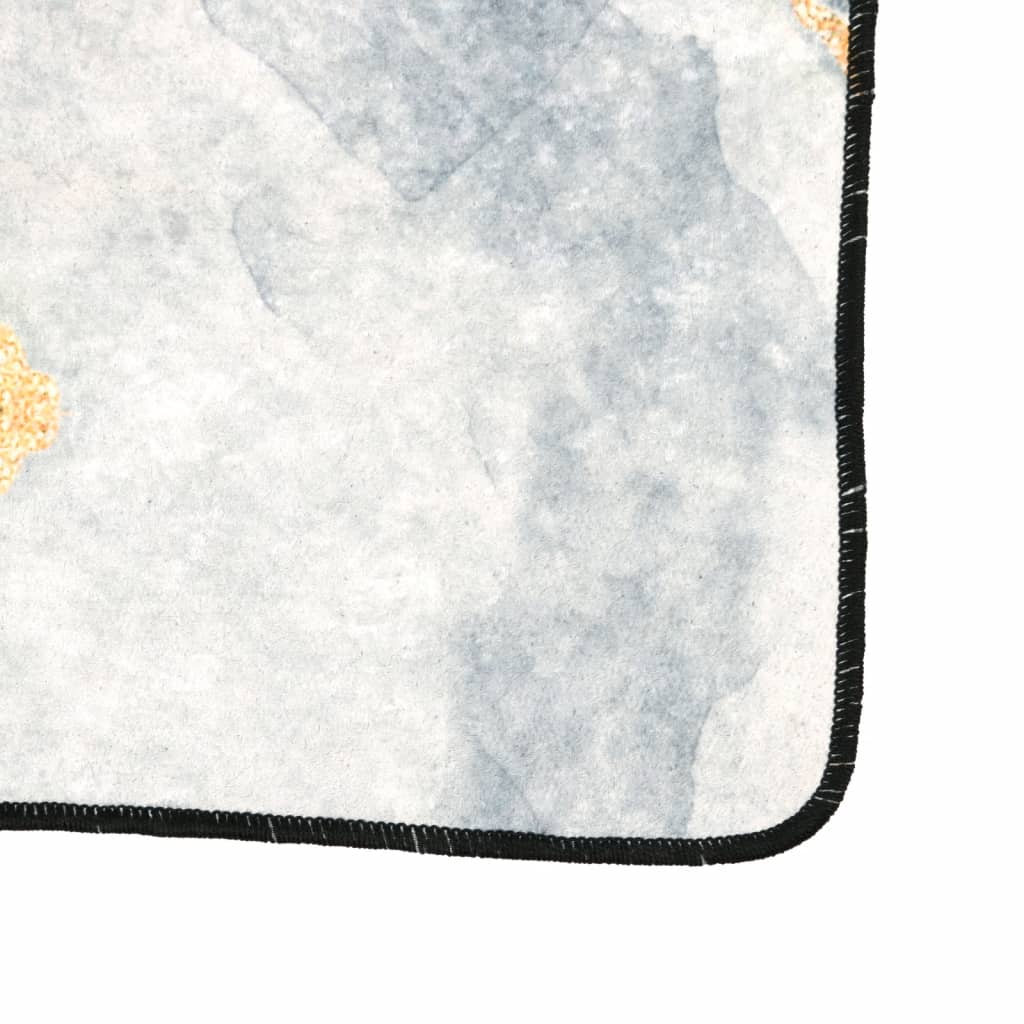 Vidaxl tapis lavable anti-glip 80x300 cm multicolore