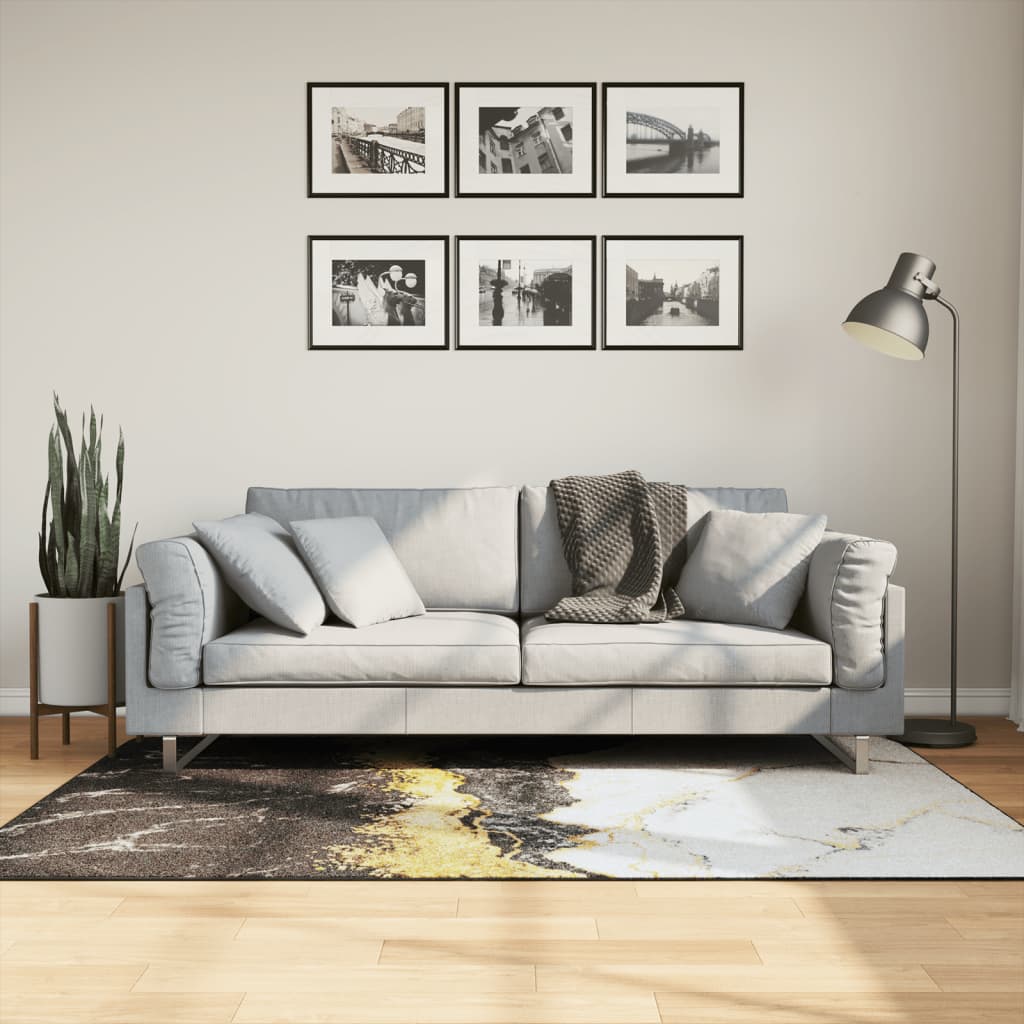 Vidaxl tapis lavable antidérapant 120x180 cm multicolore