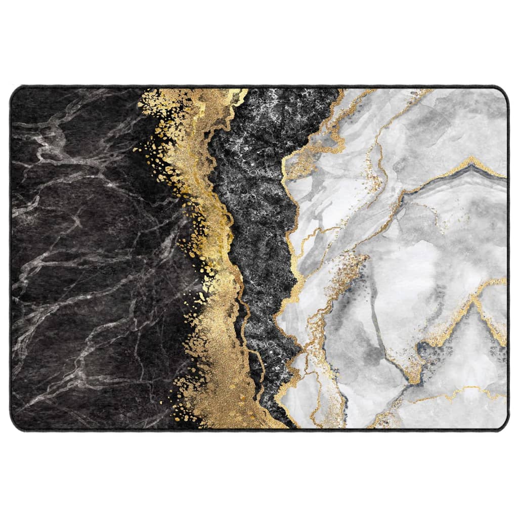 Vidaxl tapis lavable anti-glip 160x230 cm multicolore