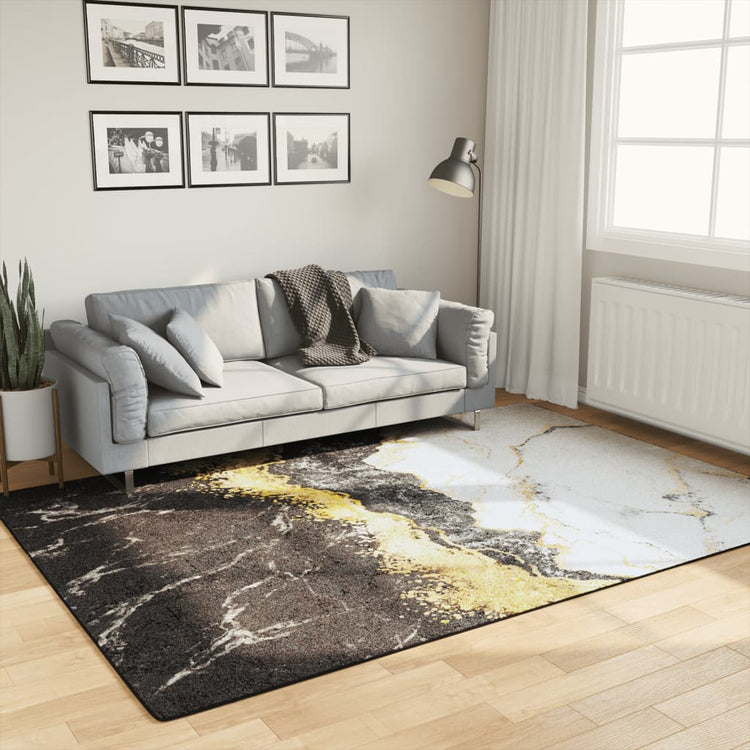 Vidaxl tapis lavable anti-glip 160x230 cm multicolore