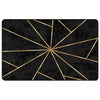 Vidaxl tapis lavable antidérapant 190x300 cm noir et or de couleur