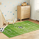 Vidaxl Children's Floor Raping Soccer Field Washable Anti -slip 160x230 cm vert