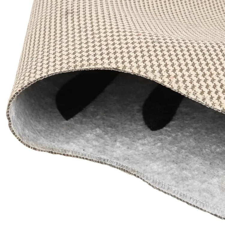 Vidaxl tapis zébra motif lavable anti-glip 120x170 cm blanc noir