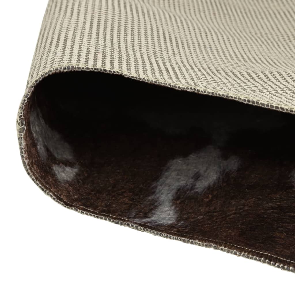 Vidaxl Rapier Cow motif de vache lavable Anti-slip 120x170 cm noir et blanc