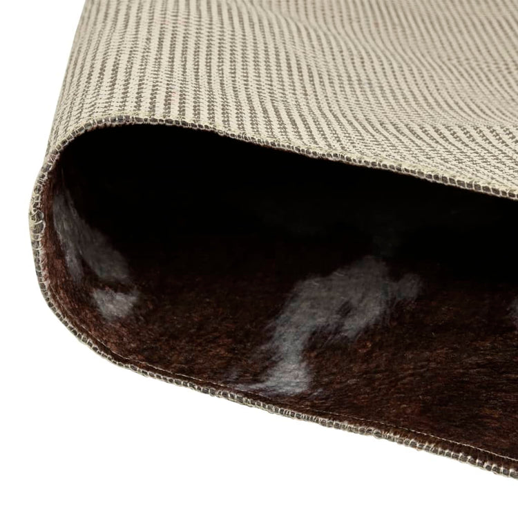 Vidaxl Rapier Cow motif de vache lavable Anti-slip 120x170 cm noir et blanc
