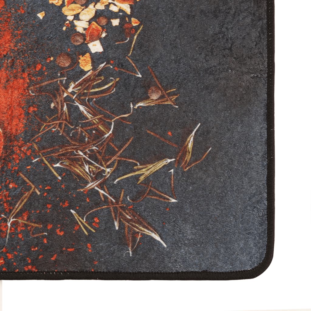 Vidaxl Cuisine Mat lavable Anti-Slip 60x180 cm Multiolore