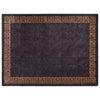 Vidaxl tapis lavable antidérapant 400x300 cm noir et or de couleur