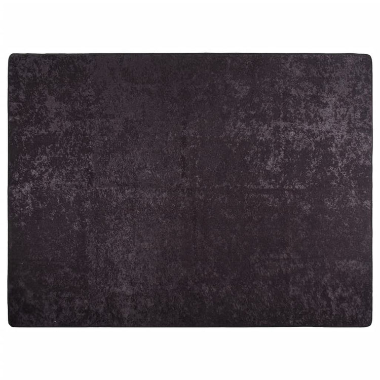 Tapis vidaxl Anti-slip lavable 400x300 cm de couleur anthracite