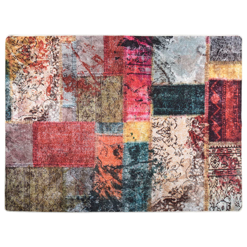 Vidaxl tapis lavable antidérapant 400x300 cm multicolore