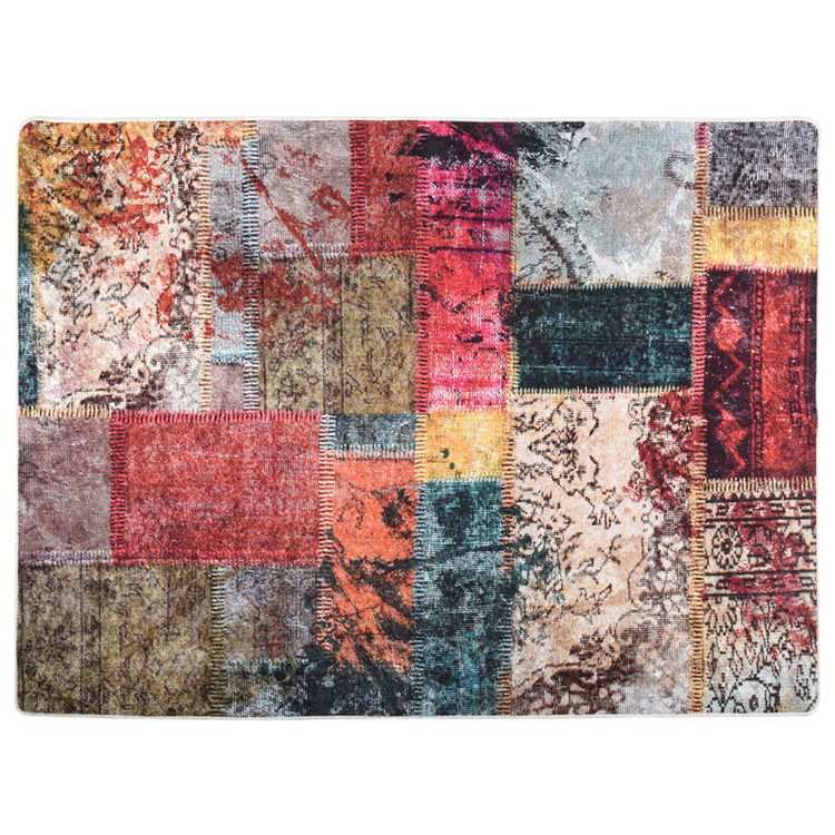 Vidaxl tapis lavable antidérapant 400x300 cm multicolore
