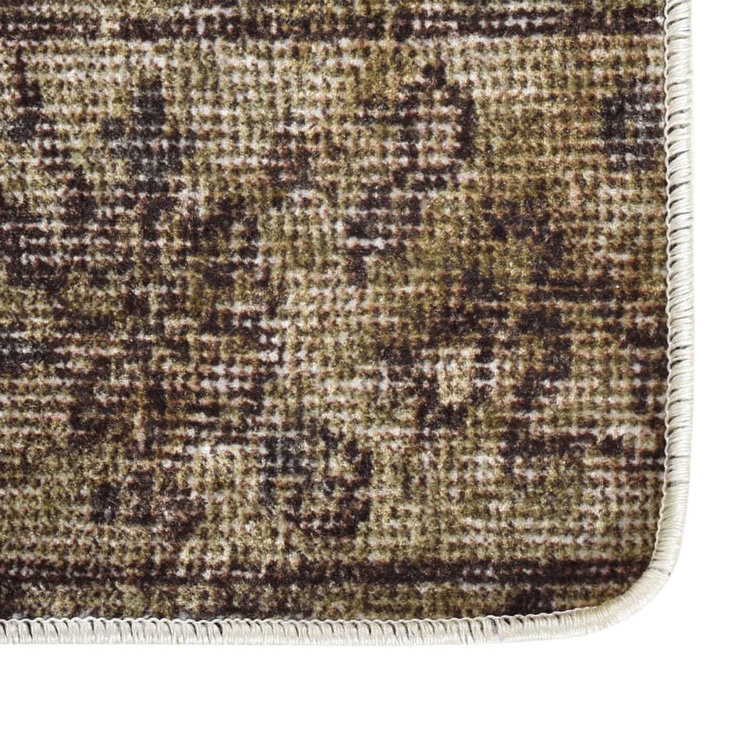 Vidaxl tapis lavable antidérapant 400x300 cm multicolore