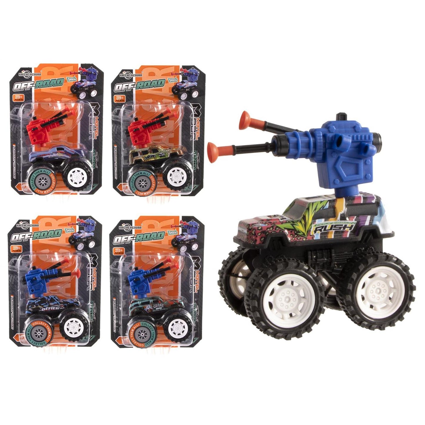 Voiture de tir hors route 10cm