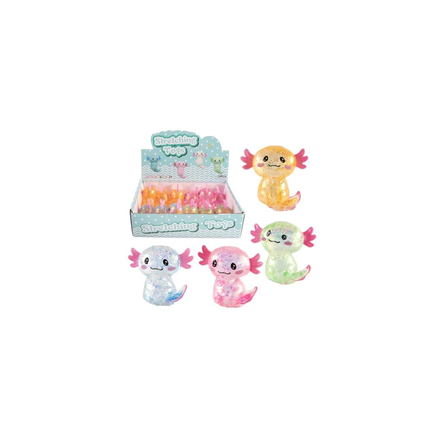 Z1 squeeze axolot paillettes 9cm 12 pièces