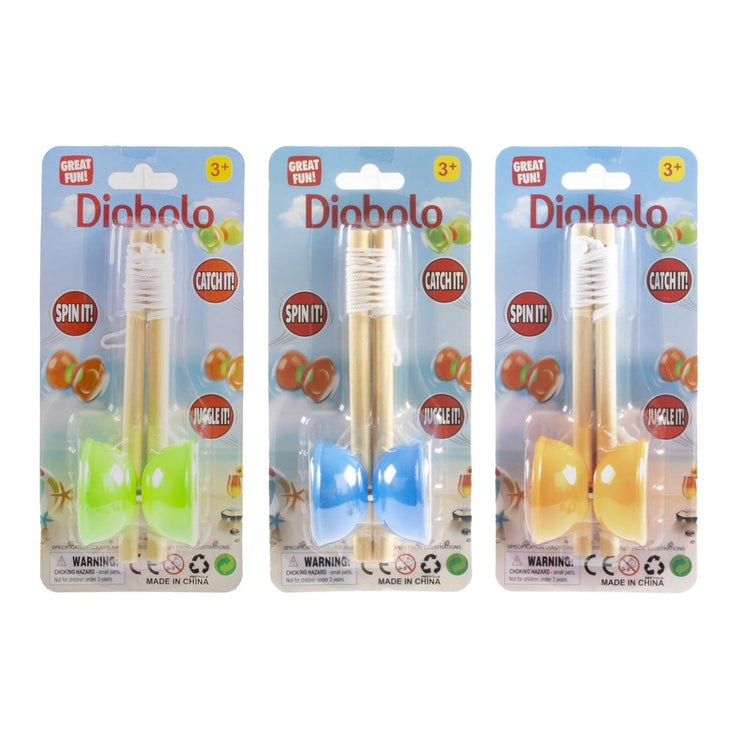 Jono jouets diabolo en bois, 16 cm