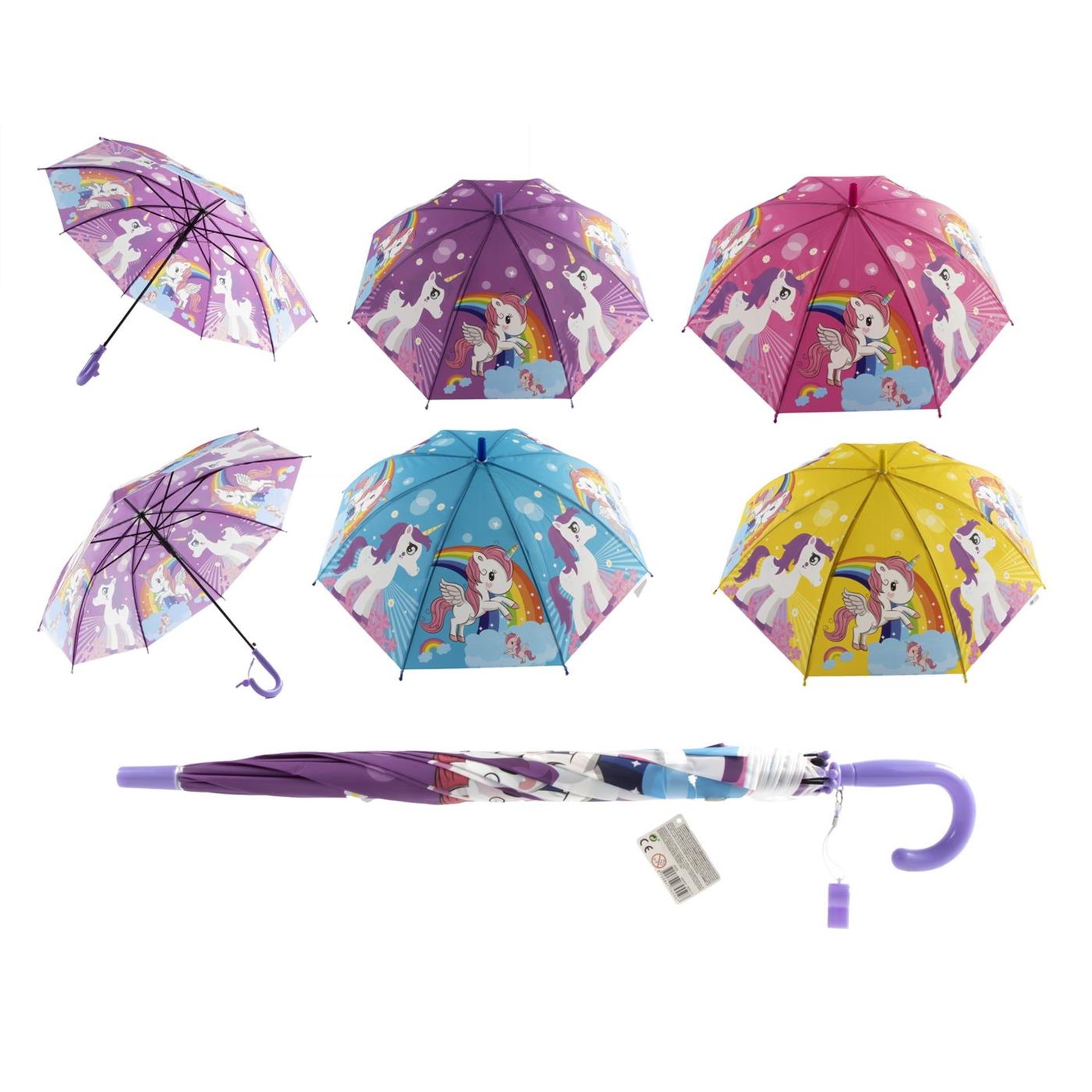 Parapluie enfant licorne 65cm