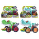 Jeu de voitures de tir dinosaure