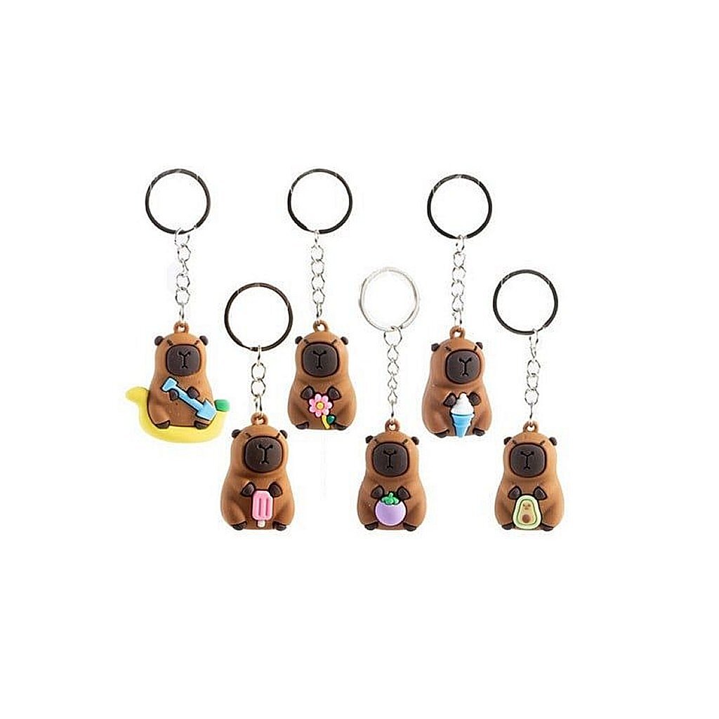 Porte-clés autres marques 3D capybara assorti