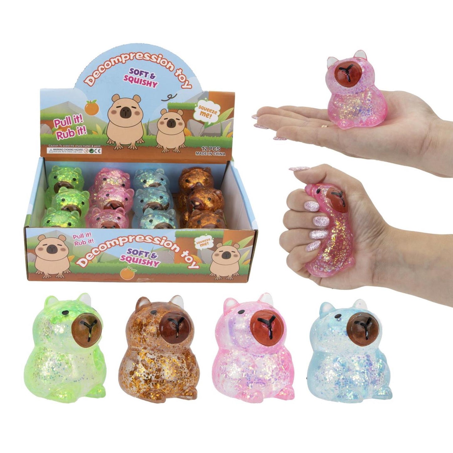 Presser capybara 130gr 12 pièces