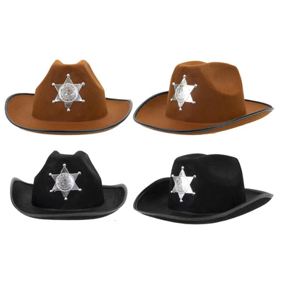 Chapeau de cowboy Z1 avec enfants étoiles