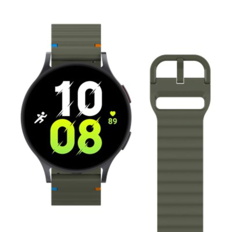 Bracelet Justincase activeflex pour Samsung Galaxy Watch 20mm kaki