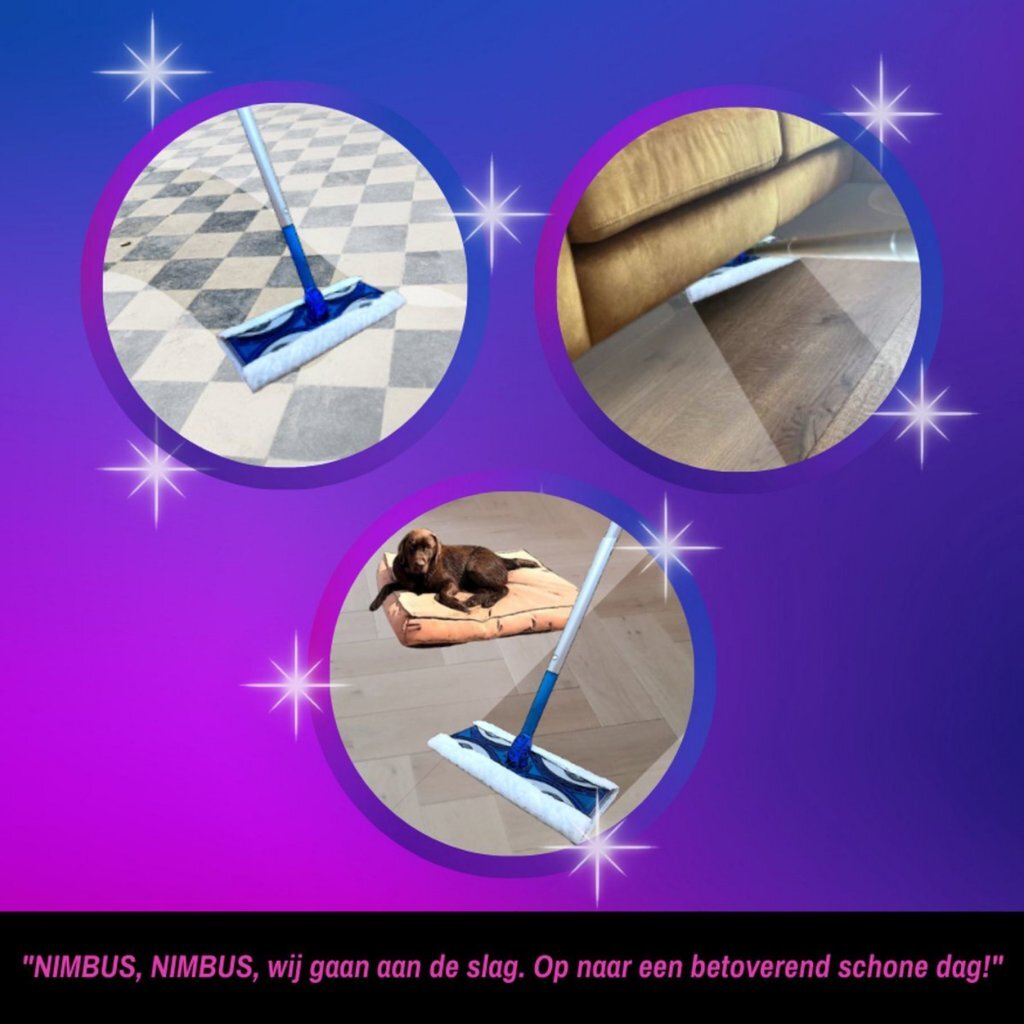 Nimbus Magic Vloerwiks NAVEATING 20 pièces xxl 46x27 cm