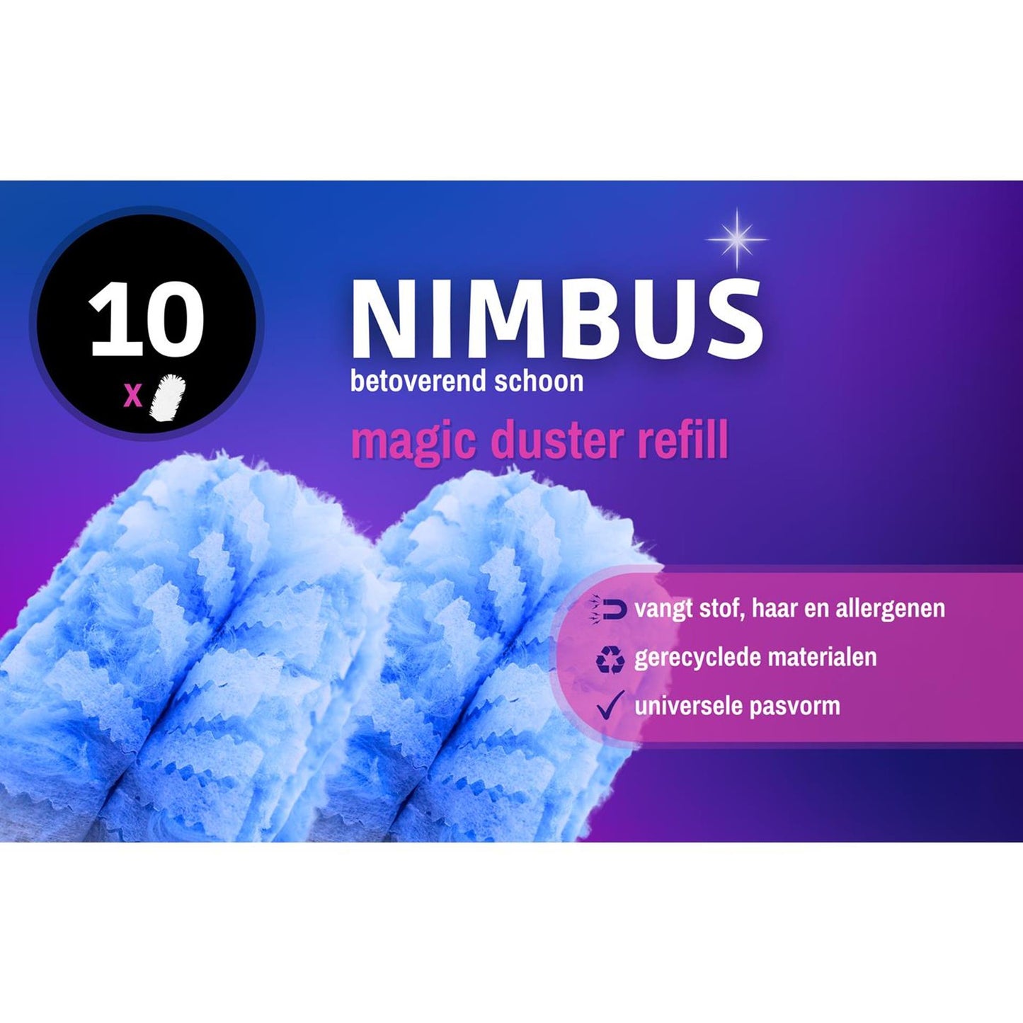 Nimbus magic Duster Recharge 10 pièces