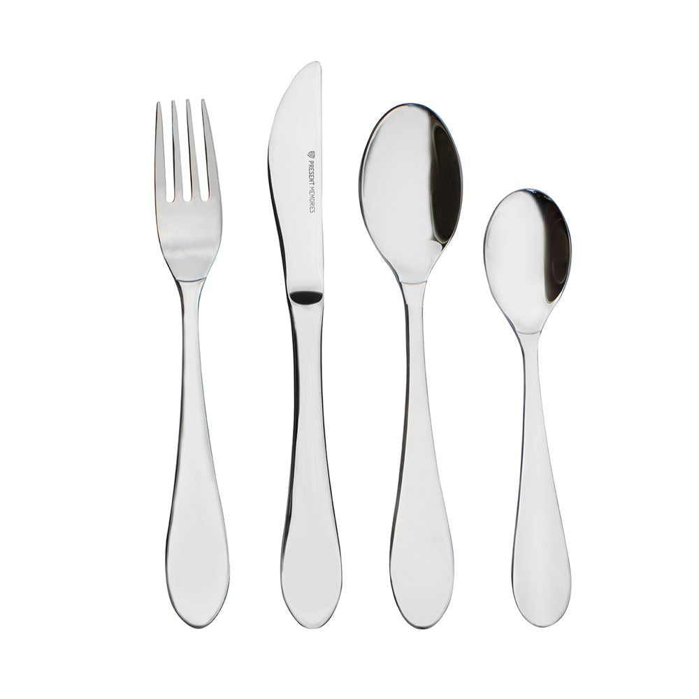 Couverts enfant - 4 pièces - naissance - argent