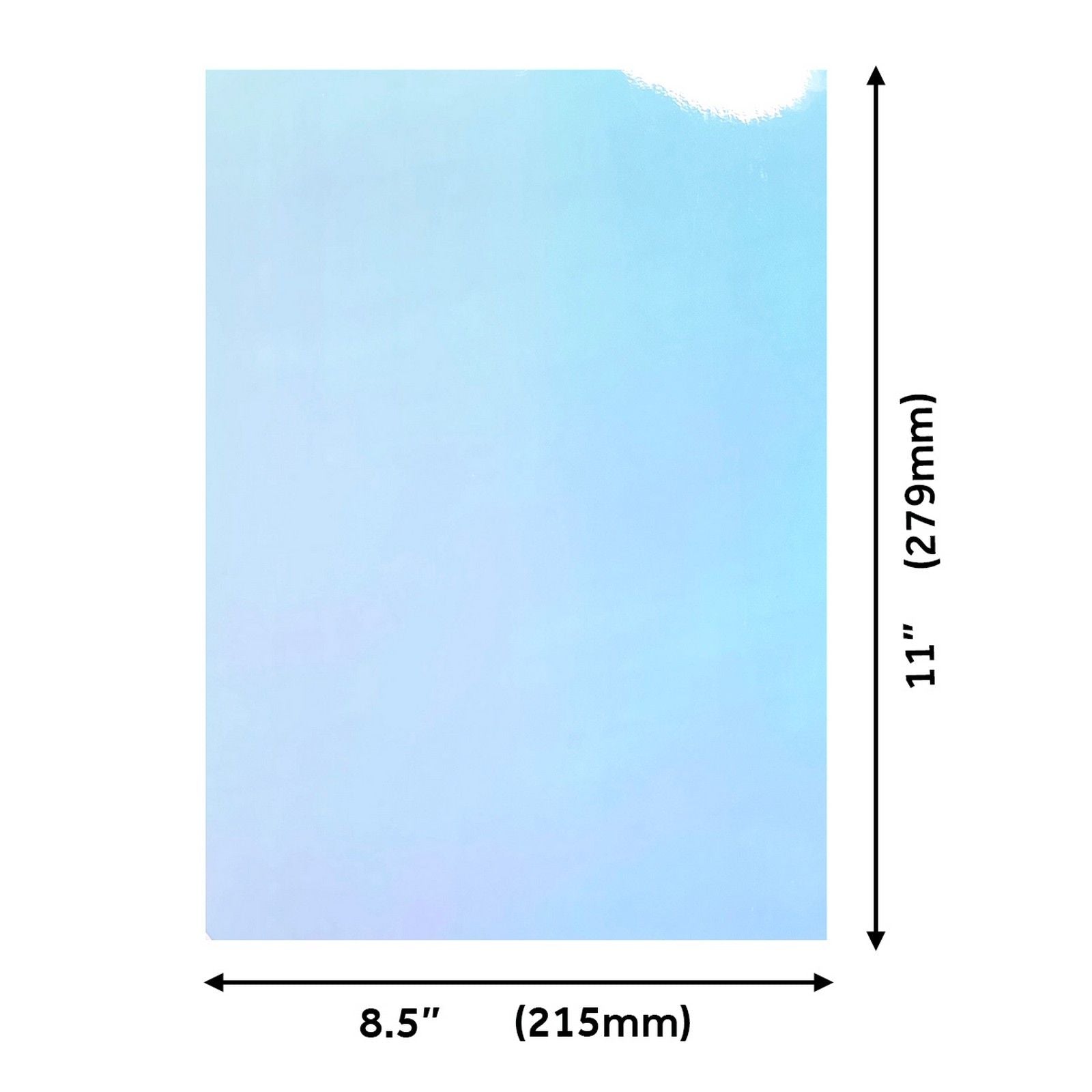 Craft perfect par Tonic Studios Craft Perfect • carte miroir irisée 250 g bleu bejeweled 5 pcs