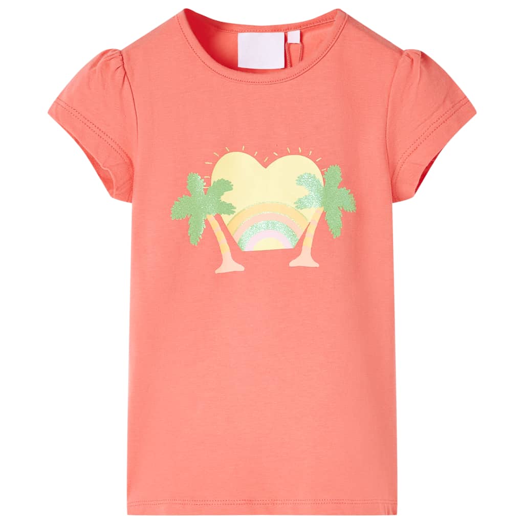 Vidaxl Child's Shirt 92 Coral colored
