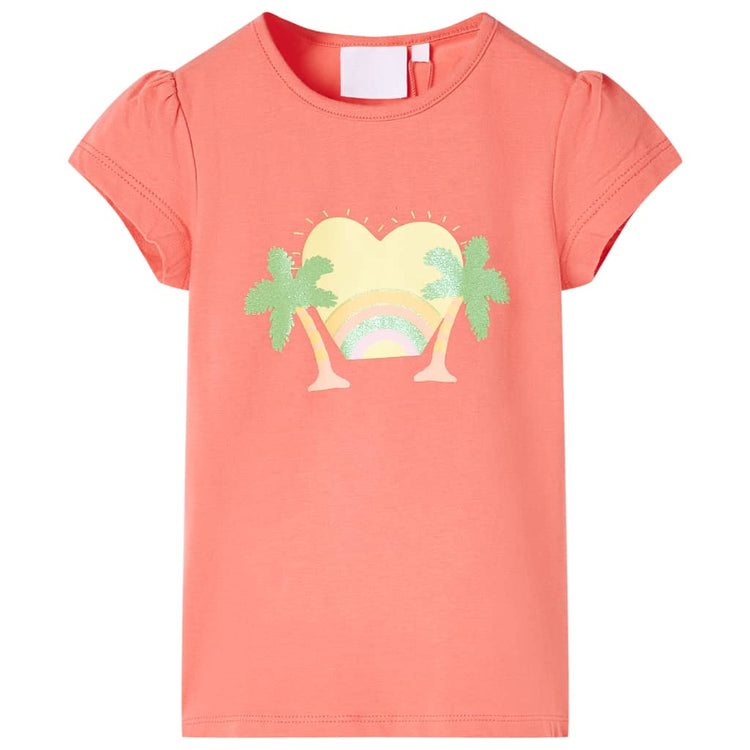 Vidaxl Child's Shirt 92 Coral colored