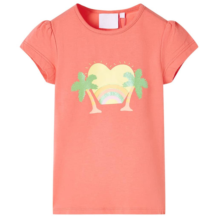 Vidaxl Child's Shirt 104 Coral colored