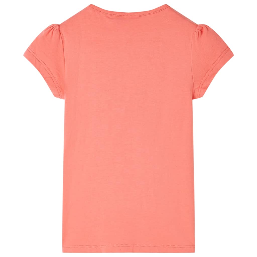Vidaxl Child's Shirt 128 Coral coloré