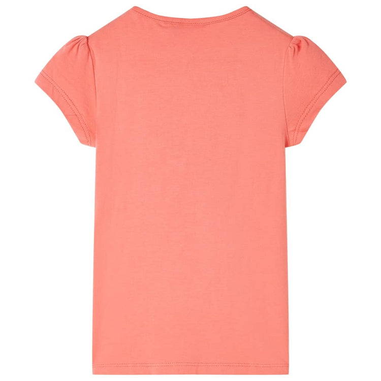 Vidaxl Child's Shirt 128 Coral coloré