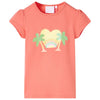 Vidaxl Child's Shirt 140 Coral coloré