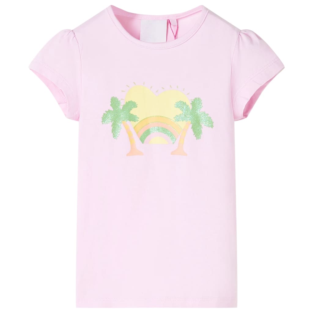Vidaxl Child's Shirt 128 Rose clair