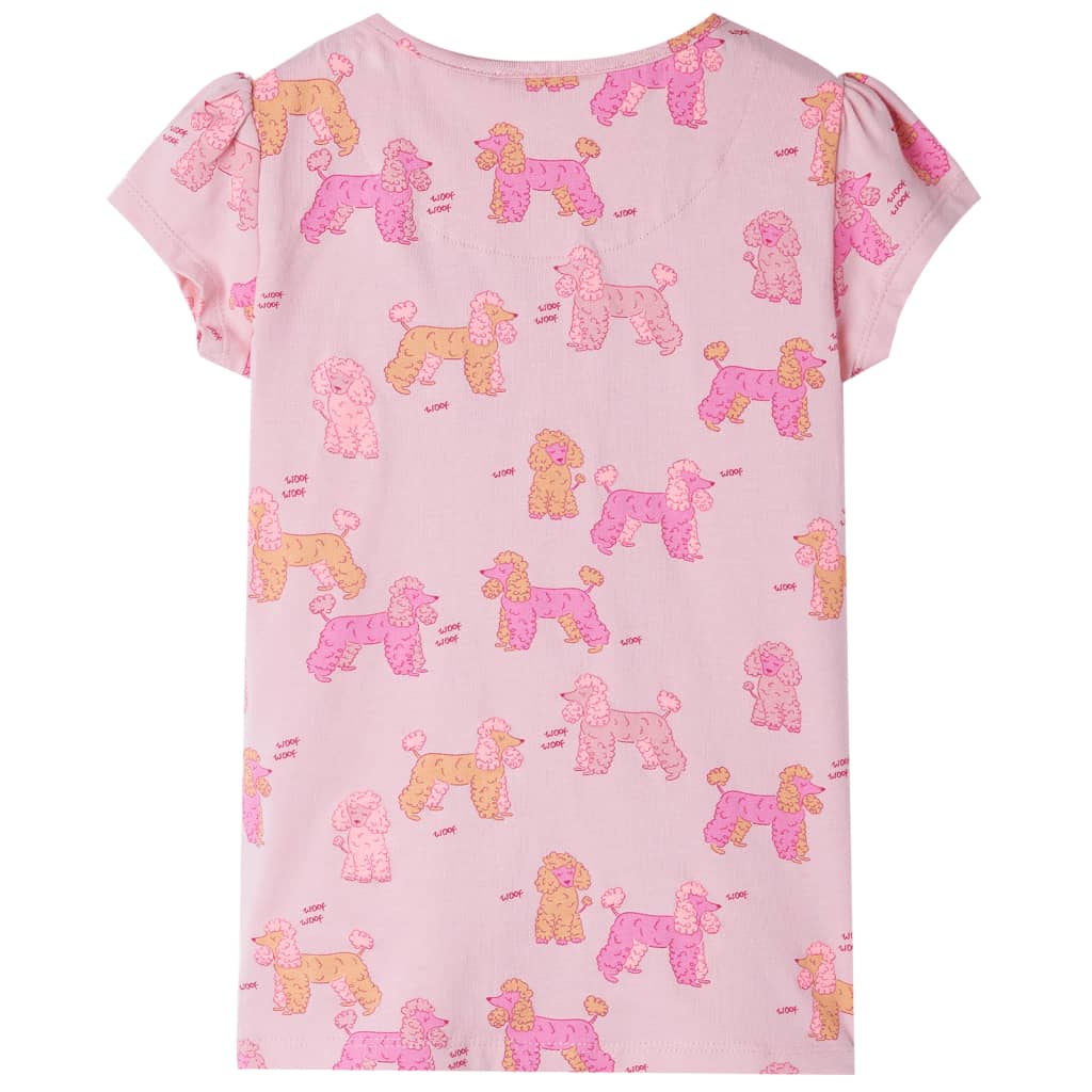 Vidaxl Pyjamas pour enfants avec des manches courtes 116 rose clair