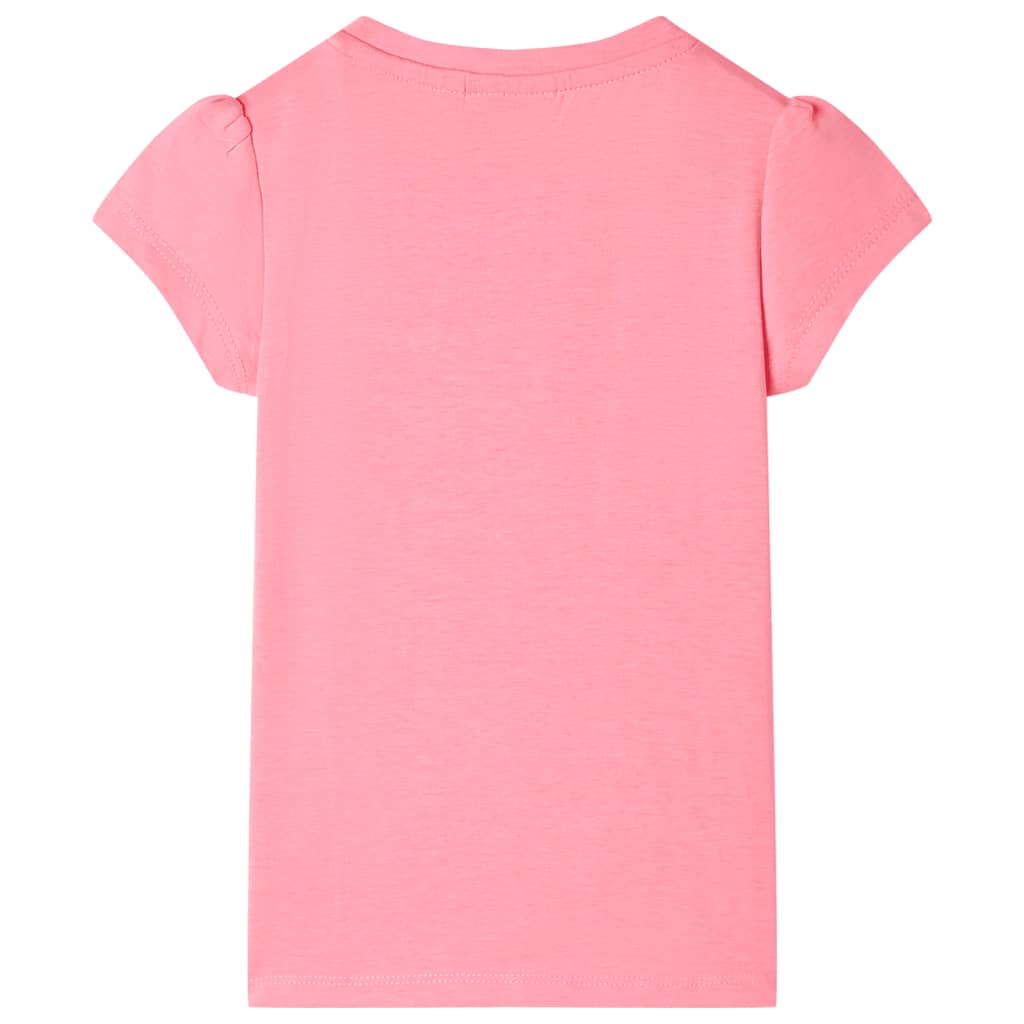 Vidaxl Child's Shirt 104 Neoon Pink