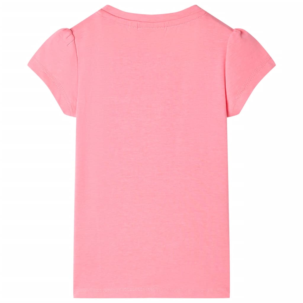 Vidaxl Child's Shirt 116 Neoon Pink
