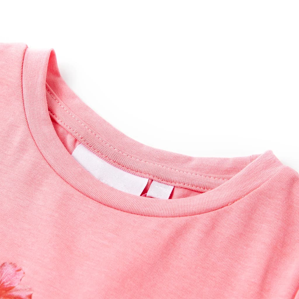 Vidaxl Child's Shirt 128 Rose néon