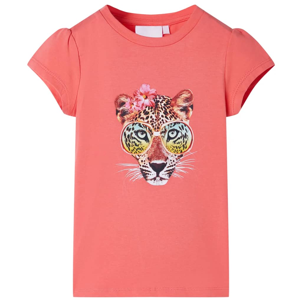 Vidaxl Child's Shirt 104 Coral colored