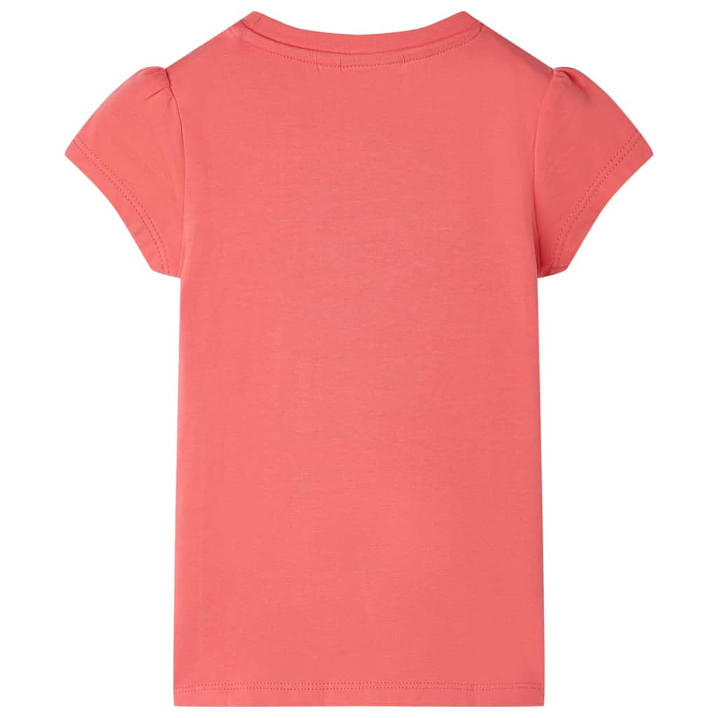Vidaxl Child's Shirt 116 Coral coloré