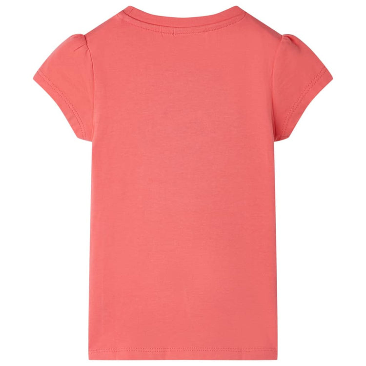 Vidaxl Child's Shirt 140 Coral coloré
